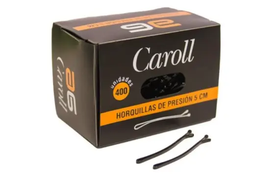 Asuer Horquilla Negra Caroll 5cm 400uds